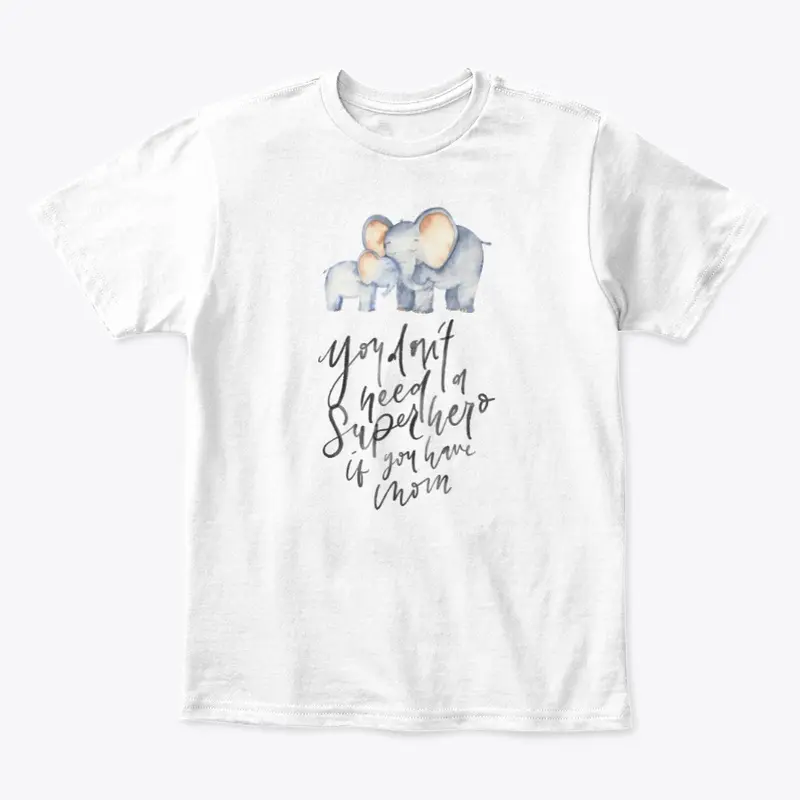 Superhero Mom Kids T-Shirt